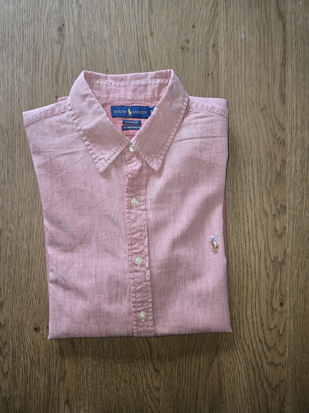 Ralph Lauren Pink Oxford Button-Down Shirt